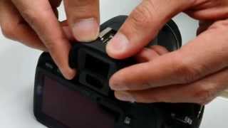 How to insert your MaximalPower CANON Eyecup Ef to your Canon Camera [upl. by Lisandra]