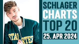 Schlager Charts Top 20  25 April 2024 [upl. by Suivatram539]