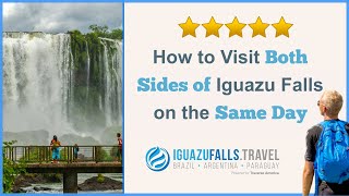 How to visit both sides of Iguazu falls on the same day  timing your one day visit ⌚ [upl. by Ann-Marie]