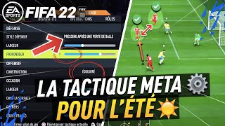 TUTO FIFA 22  La FORMATION META POUR LÉTÉ ☀️  TACTIQUES PERSO  412122 CHEATÉ [upl. by Rabma625]