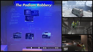 The Podium Robbery All Missions All Bonus Challenges  GTA Online The Chop Shop [upl. by Ssitnerp]