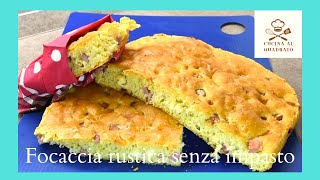 Focaccia rustica ripiena senza impasto [upl. by Annahpos269]