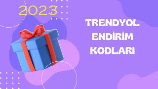 Trendyol endirim kodları 2023 [upl. by Atonsah]