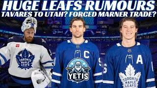 NHL Trade Rumours  Tavares to Utah Leafs Forcing Marner Trade Flames CBJ amp Broissoit to Leafs [upl. by Alyos]