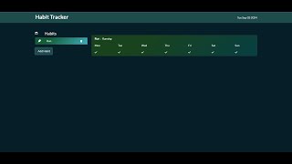 Habit Tracker [upl. by Neeliak]