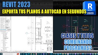 PASAR PLANOS DE REVIT A AUTOCAD EN SEGUNDOS [upl. by Grunenwald]