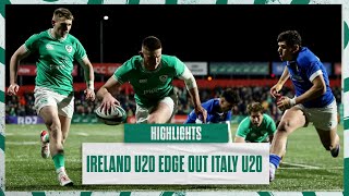 Highlights Ireland U20 v Italy U20 [upl. by Lugar734]