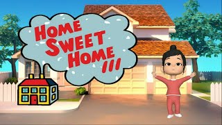 Home Sweet Home Educational Kids Song  Learn Rooms of the House [upl. by Adnama]