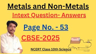 Class 10 science Chapter 3 intext question answers page 53 InText QuestionsAnswers CBSE 2025 [upl. by Lauralee]