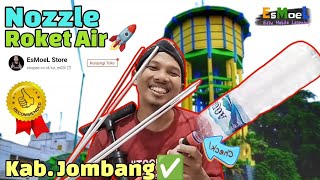 Uji Nozzle Roket Air  Water Rocket Nozzle Pesenan dari Jombang [upl. by Jolenta]