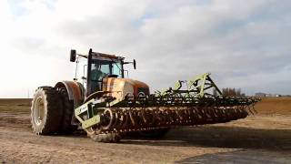 Semis  Claas and Renault   Seeding [upl. by Enelkcaj]