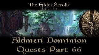 ESO  Aldmeri Dominion Quests  Part 66  Grahtwood Part 20  Eyes of Azura [upl. by Antin]