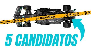 ¡Mercedes Valora 5 PILOTOS Para SUSTITUIR a Hamilton Albon Alonso Checo Sainz ¡DESCÚBRELOS [upl. by Sim24]