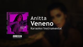 Anitta  Veneno KaraokeInstrumental Com Letra [upl. by Garmaise]