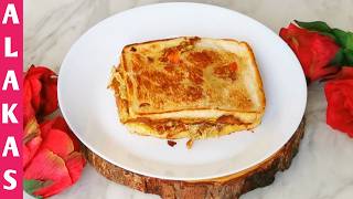 Homemade Breakfast Sandwich  One Pan Sandwich By Alakas Cooking [upl. by Enelyar467]