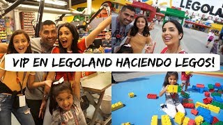 VIP EN LEGOLAND CONSTRUIMOS NUESTRA FAMILIA DE LEGOS  Vlogs diarios [upl. by Natehc]