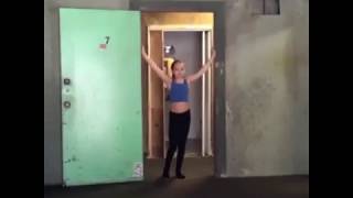 Maddie Ziegler rehearsing for the Chandelier Music Video [upl. by Starks568]