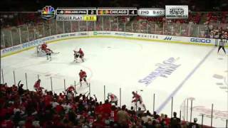 Flyers  Blackhawks Game 5 6610 [upl. by Auginahs]