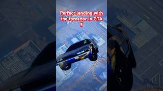 Perfect landing with the toreador in GTA 5 gta gaming gta5 gtaonline stunt [upl. by Alexina]