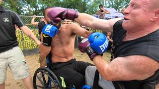 STREETBEEFS Wheelchair Boxing  HELL ON WHEELS vs IRAQI ASSASSIN [upl. by Nikolai966]