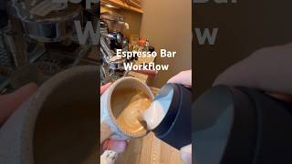 How to make a latte ☕️ coffee latte espresso [upl. by Akamaozu537]