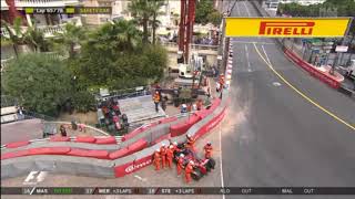 Monaco 2015 F1 GP Verstappen Grosjean [upl. by Rramo]