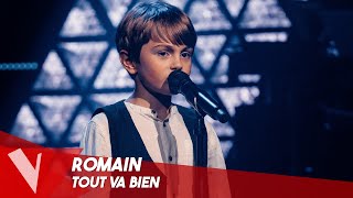 Orelsan – Tout va bien ● Romain  Blinds  The Voice Kids Saison 2 [upl. by Maxma]