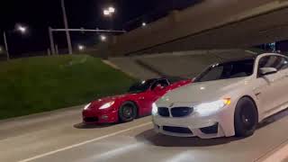 Corvette C6 HCI vs Bmw M4 FBO E85 [upl. by Ho]