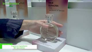 incosmetics Asia 2022 Fragrance Ingredients  BJC Specialties [upl. by Saiasi]