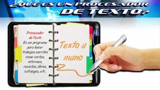 1Concepto Procesadores de Texto [upl. by Zap41]