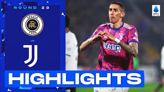 SpeziaJuventus 02  Di Maria seals Juve win with great goal Goals amp Highlights  Serie A 202223 [upl. by Eelano]