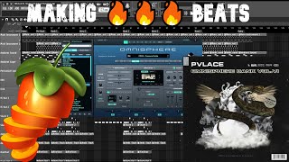 Making A Beat With Pvlace Omnisphere Banks  Pvlace  Silent Cookup  FL Studio 20 Tutorial [upl. by Prochoras967]