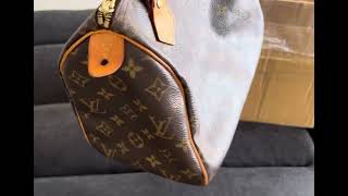 Louis Vuitton Speedy 25 Unboxing from Japan [upl. by Holleran317]