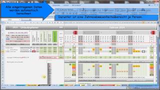 Excel Jahreskalender vollversion gratis von AmigOOhrTime [upl. by Ulund]