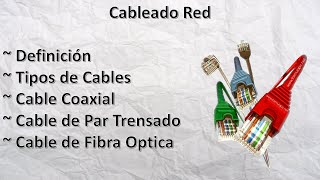 Cableado Red [upl. by Nerrej517]