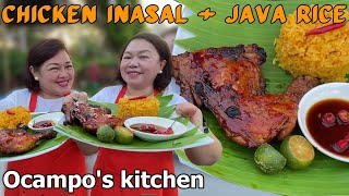 Chicken Inasal at Java Rice gamit ang Atsuete sa backyard [upl. by Ecnarual929]