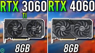 RTX 3060 Ti vs RTX 4060  Tested in 2024 [upl. by Aysan631]