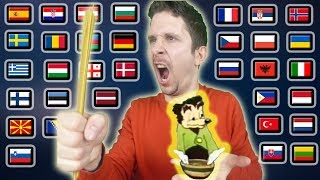 MEME How To Say quotSOMEBODY TOUCHA MA SPAGHETquot In 32 Languages [upl. by Maisey]