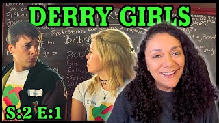 DERRY GIRLS SEASON 2 EPISODE 1 REACTION [upl. by Flor]