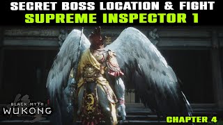 Black Myth Wukong Supreme Inspector Boss Fight Chapter 6 First Boss [upl. by Alywt]