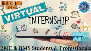 1 Month Online Internship Training Program amp Career Guidance for BME amp BMS Students amp Professionals [upl. by Birk]