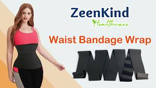 ZeenKind  Waist Bandage Wrap for Women  Supports Plus Size [upl. by Auberon472]