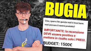 Gli SPONSOR fanno MENTIRE gli INFLUENCER 🤐 Vi confesso la verità [upl. by Ronnica]