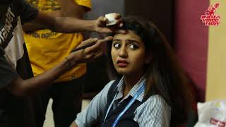 priya prakash varrier Attitude in Oru adaar love Location make up room [upl. by Eenet]