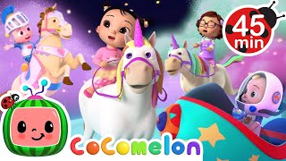 Kids Play Pretend Songs ✨ Magical Pony Ride  Unicorn Song ✨ MORE CoComelon Nursery Rhymes amp Songs [upl. by Rahman906]