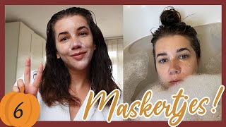 Een chill spa amp pyjama dagje🍂 VLOGTOBER 6 [upl. by Waddell992]