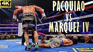 Manny Pacquiao vs Juan Manuel Marquez IV  BRUTAL KNOCKOUT  Highlights Boxing Fight  4K Ultra HD [upl. by Iniffit324]