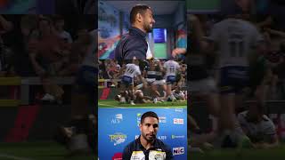 Nene Macdonald incredible pass explained leedsrhinos rugbyleague skills [upl. by Anilehs]