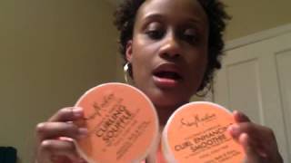 GOING NATURAL Shea moisture curling souffle REVIEW [upl. by Aiahc805]