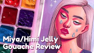 MIYAHIMI JELLY GOUACHE  First Impressions [upl. by Durarte]